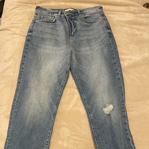 Loft Straight Crop Jeans